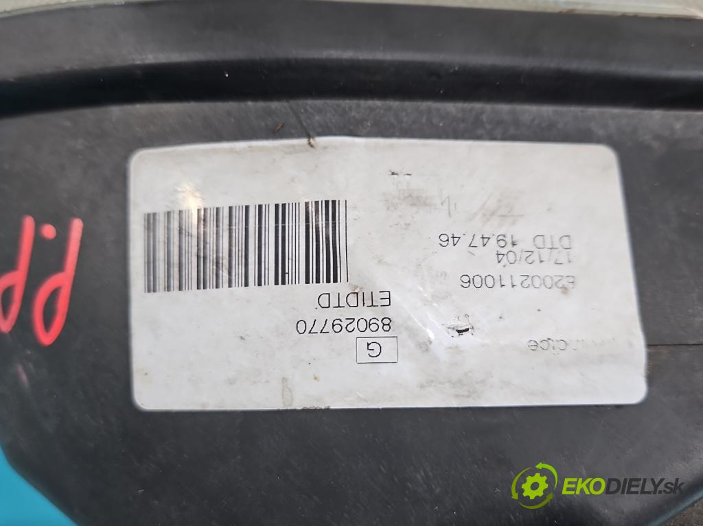 Dacia Logan I 2005-2014 1.6 8V 87 HP manual 64 kW 1598 cm3 4- Reflektor: pravý 8200211006 (Pravé)