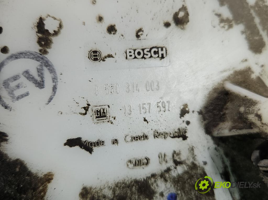 Opel Meriva A 2002-2010 1.6 16V 101 hp manual 74 kW 1598 cm3 5- čerpadlo paliva 0580314003