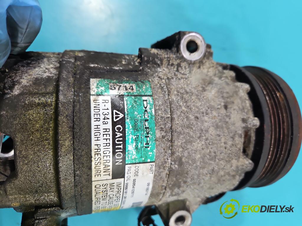 Opel Meriva A 2002-2010 1.6 16V 101 hp manual 74 kW 1598 cm3 5- Kompresor: klíma 09165714 (Kompresory)
