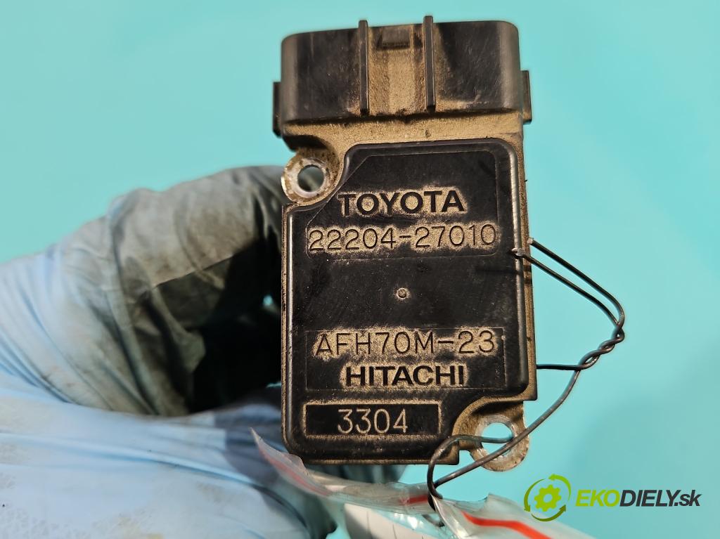 Toyota Corolla E12 2001-2009 2.0 D4D 90 HP manual 66 kW 1995 cm3 5- průtokoměr: 22204-27010 (Váhy vzduchu)