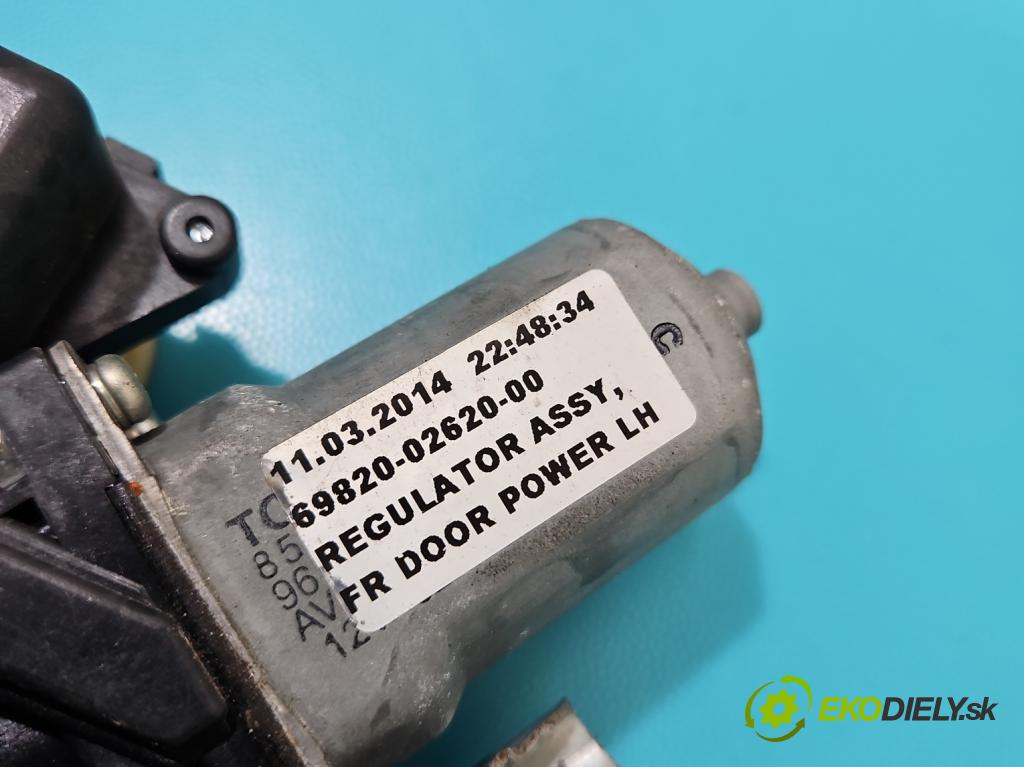 Toyota Corolla E16/E18 2013-2019 1.6 16V 132 hp manual 97 kW 1598 cm3 4- mechanismus stahování přední levý 6982002620-00
