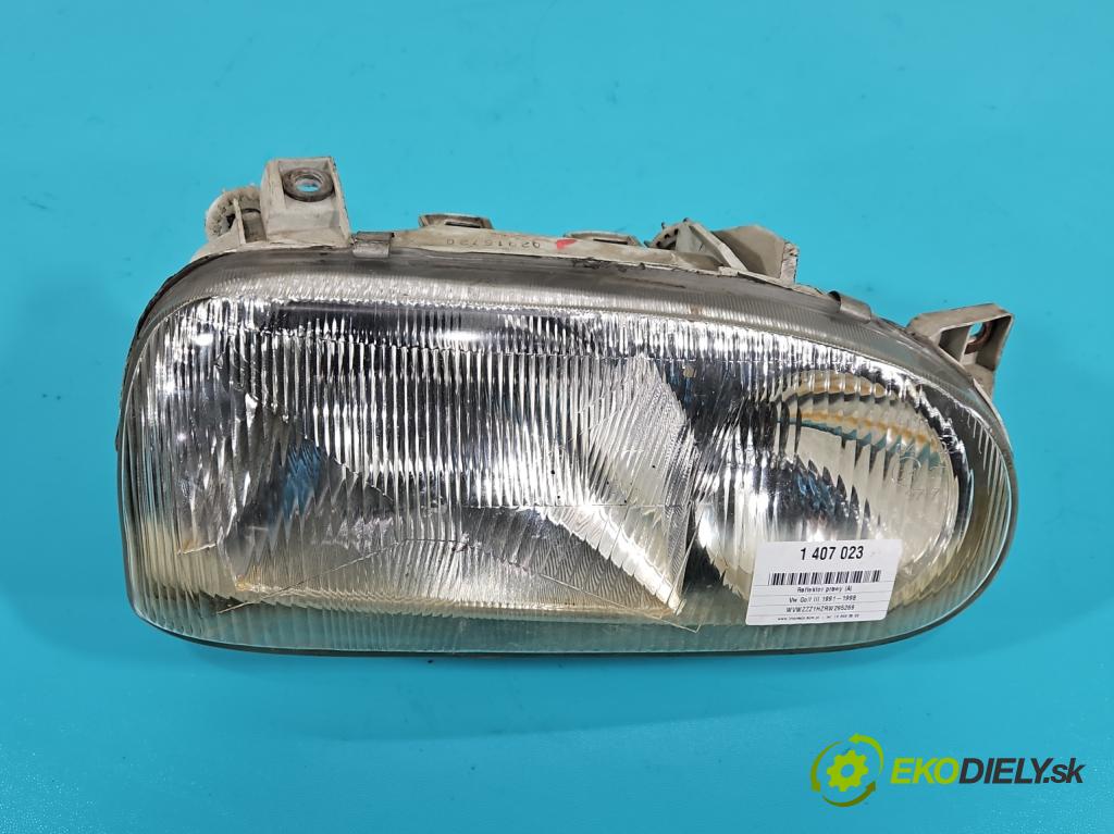 Vw Golf III 1991-1998 1.9 tdi 90 HP manual 66 kW 1896 cm3 3- Reflektor: pravý  (Pravé)
