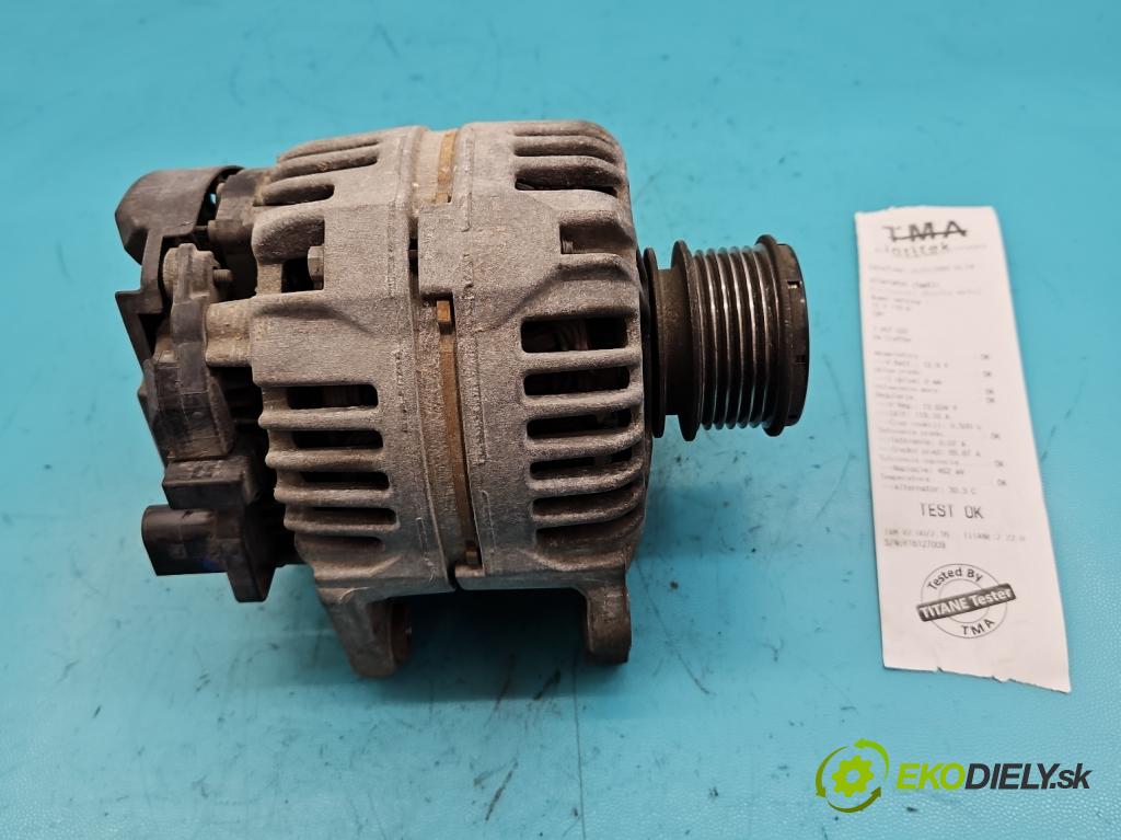 Vw Crafter 2006-2016 2.5 tdi 109 HP manual 80 kW 2461 cm3 5- Alternator 06F903023D (Alternátory)