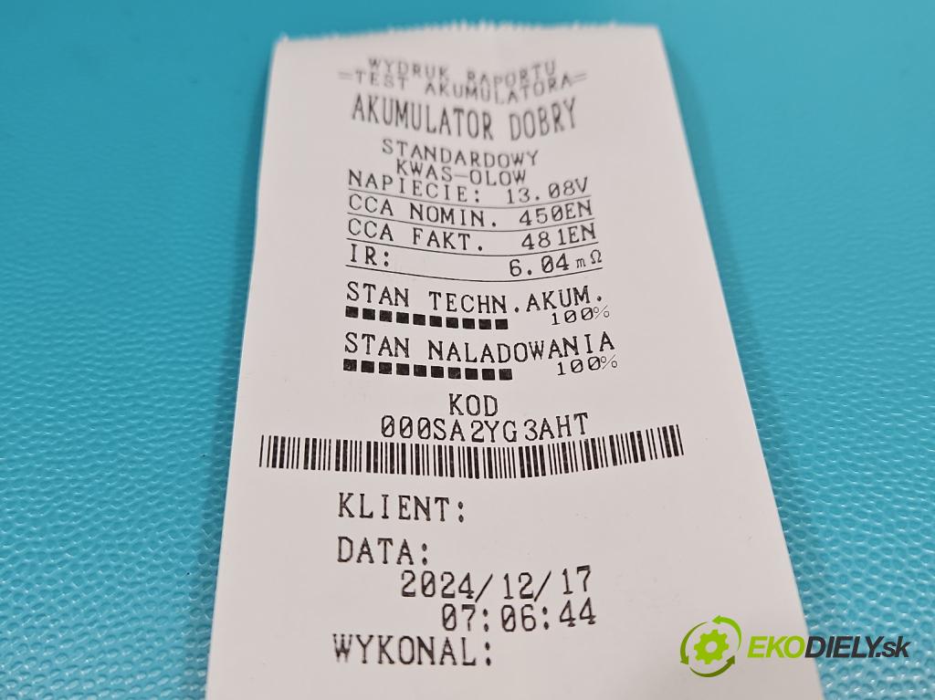 Fiat Scudo II 2006-2016 2.0 jtd 128 HP manual 94 kW 1997 cm3 5- Akumulator automobilovy