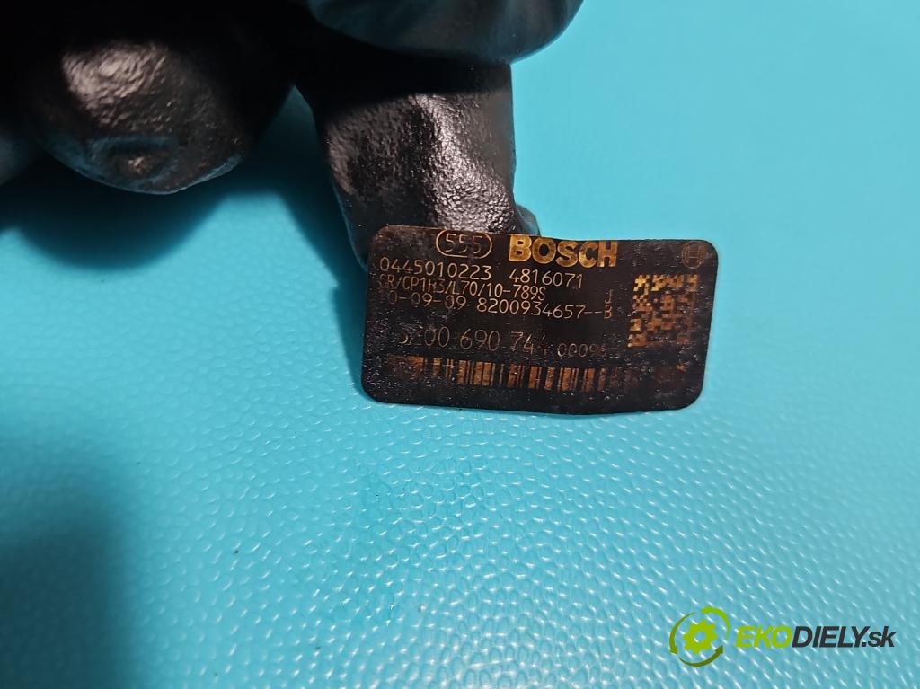 Renault Laguna III 2007-2015 2.0 dci 131 HP manual 96 kW 1995 cm3 5- čerpadlo vstrekovacia 0445010223 (Vstrekovacie čerpadlá)