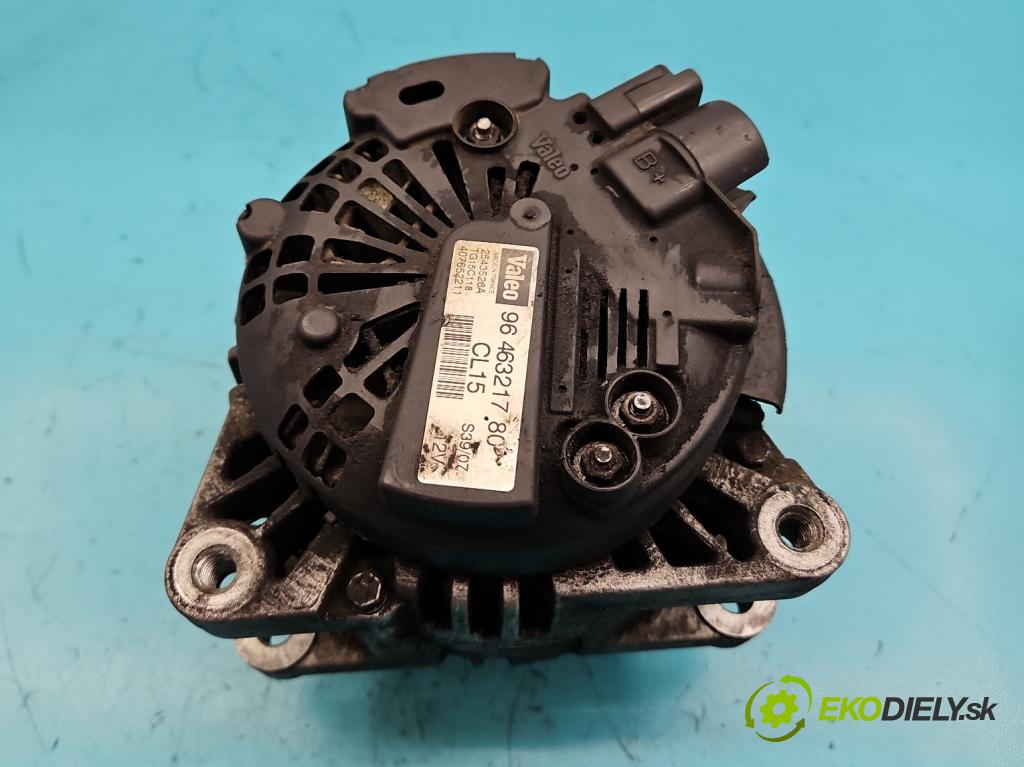 Peugeot 207 1.6 hdi 109 HP manual 80 kW 1560 cm3 2- Alternator 9646321780 (Alternátory)