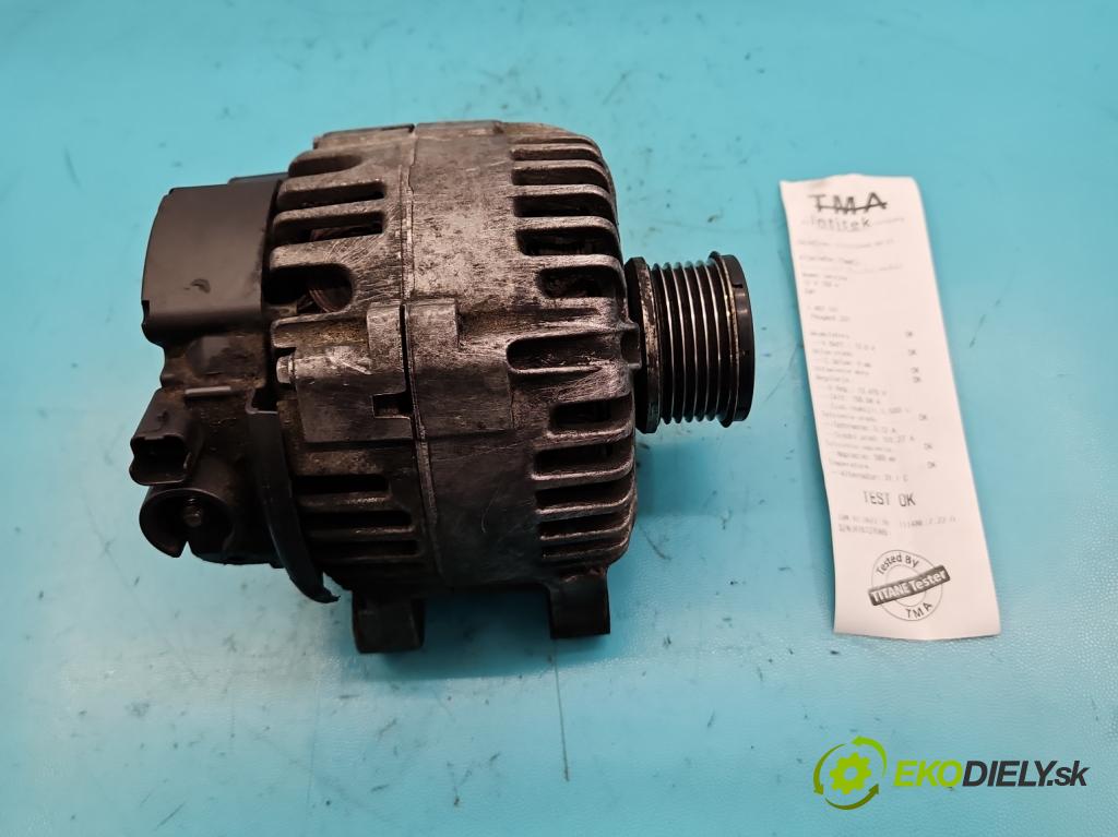 Peugeot 207 1.6 hdi 109 HP manual 80 kW 1560 cm3 2- Alternator 9646321780 (Alternátory)