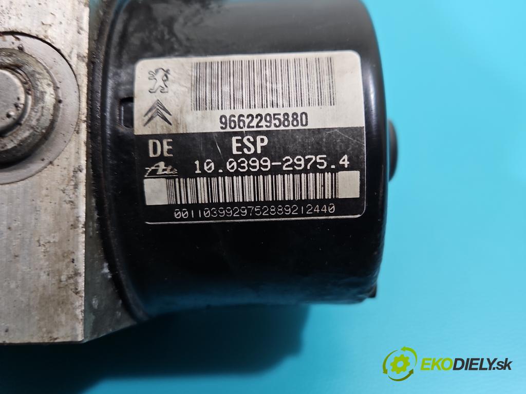 Peugeot 207 1.6 hdi 109 HP manual 80 kW 1560 cm3 2- čerpadlo abs 9662295880 (Pumpy ABS)