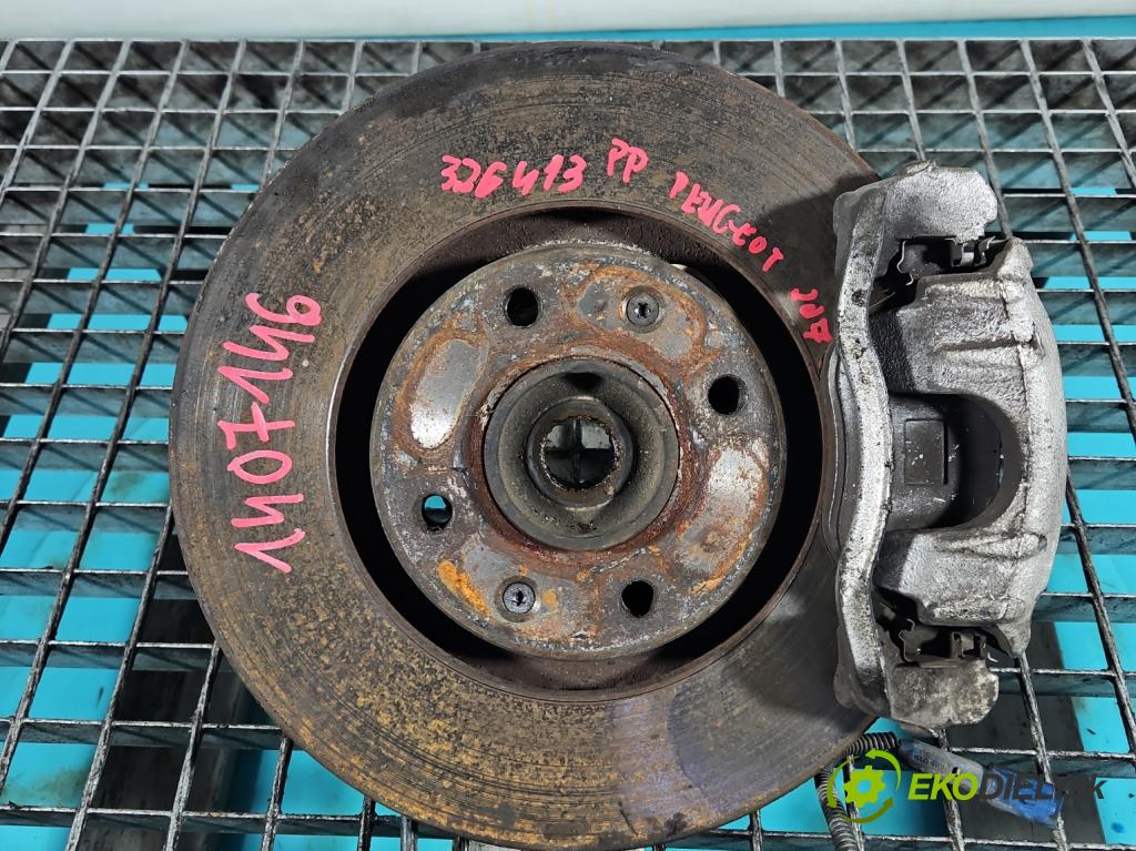 Peugeot 207 1.6 hdi 109 HP manual 80 kW 1560 cm3 2- náboj pravé  (Náboje)