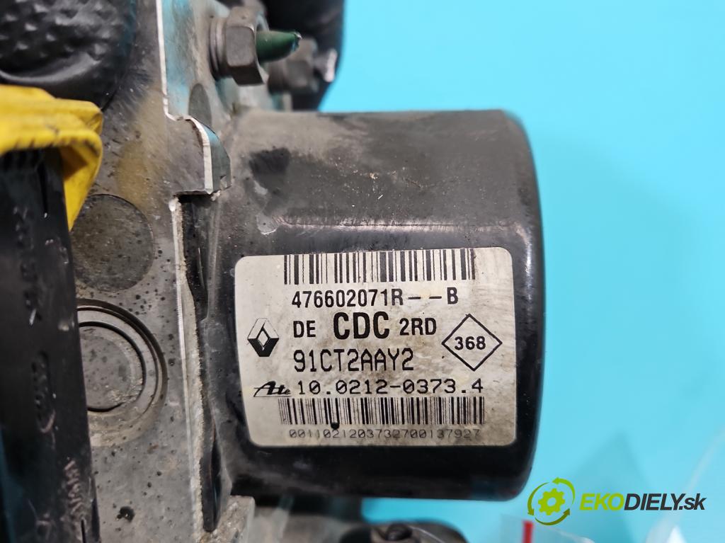 Renault Laguna III 2007-2015 2.0 dci 131 HP manual 96 kW 1995 cm3 5- čerpadlo abs 476602071R-B (Pumpy ABS)