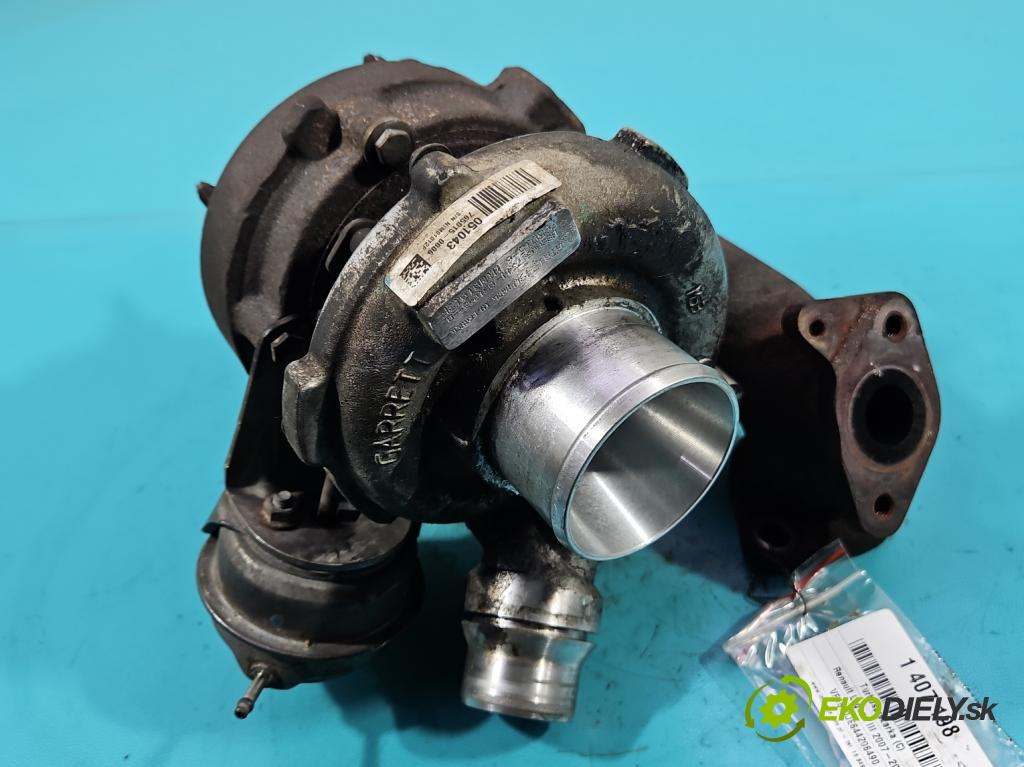 Renault Laguna III 2007-2015 2.0 dci 131 hp manual 96 kW 1995 cm3 5- Turbodmychadlo 765015-6 (Turbodúchadla (kompletní))