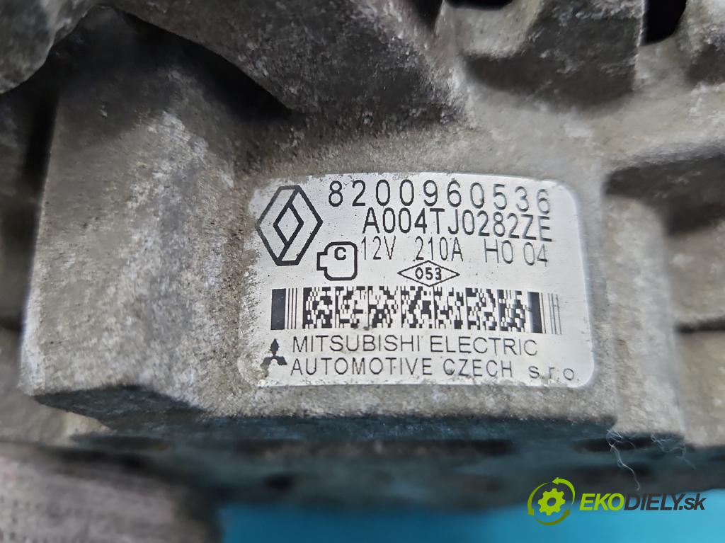 Renault Laguna III 2007-2015 2.0 dci 131 HP manual 96 kW 1995 cm3 5- Alternator 8200960536 (Alternátory)