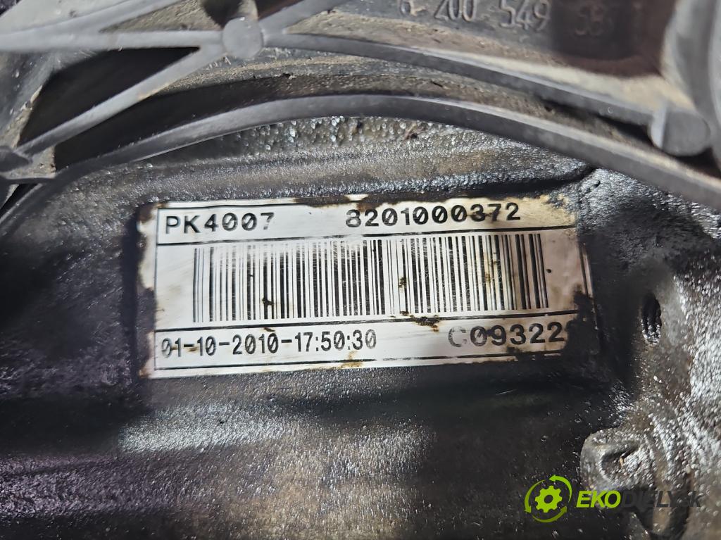 Renault Laguna III 2007-2015 2.0 dci 131 HP manual 96 kW 1995 cm3 5- prevodovka stupeň,rýchlosť manual PK4007