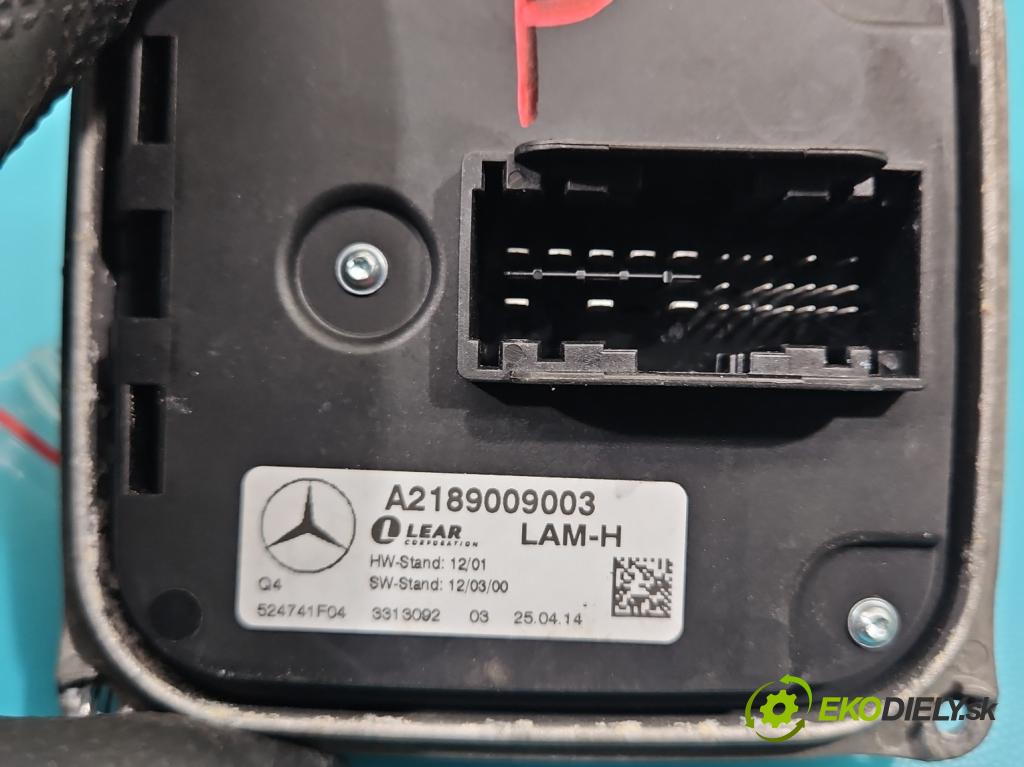 Mercedes CLS II C218 2010-2018 4.7 V8 (278922) automatic 315 kW 4664 cm3 4- střídač: xenon A2189009003 (Riadiaca jednotka xenónu)