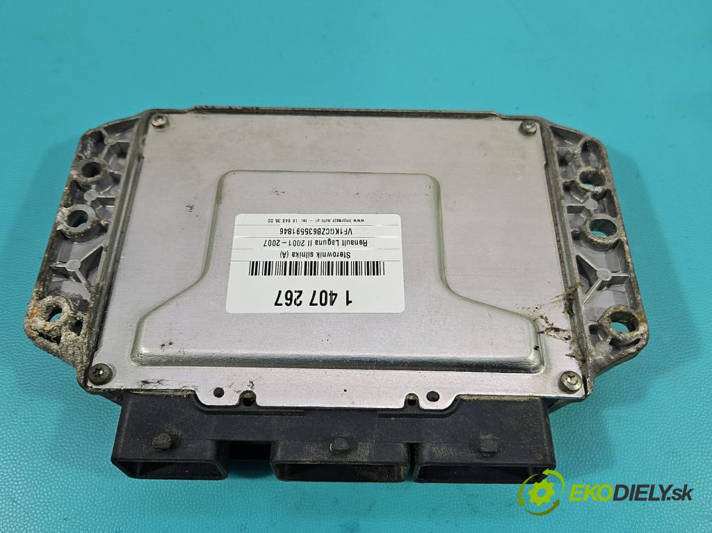 Renault Laguna II 2001-2007 2.0 T 170 HP manual 125 kW 1998 cm3 5- riadiaca jednotka motora 8200444586
