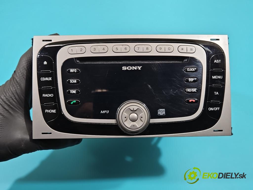 Ford Kuga Mk1 2008-2013 2.0 cdti 140 HP automatic 103 kW 1997 cm3 5- Radio originál 8V4T-18C939-CE
