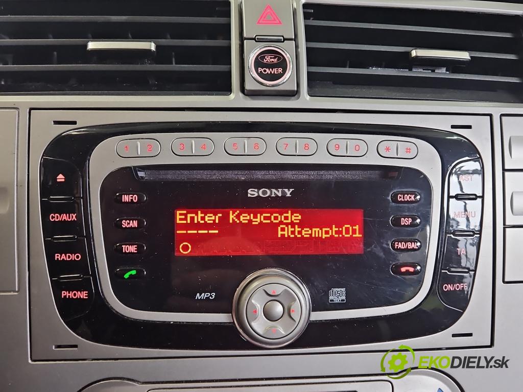 Ford Kuga Mk1 2008-2013 2.0 cdti 140 HP automatic 103 kW 1997 cm3 5- Radio originál 8V4T-18C939-CE
