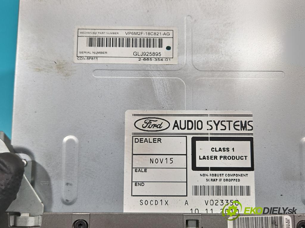 Ford Kuga Mk1 2008-2013 2.0 cdti 140 HP automatic 103 kW 1997 cm3 5- Radio originál 8V4T-18C939-CE