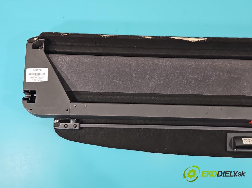 Renault Laguna II 2001-2007 2.0 T 170 HP manual 125 kW 1998 cm3 5- roleta  (Rolety kufra)