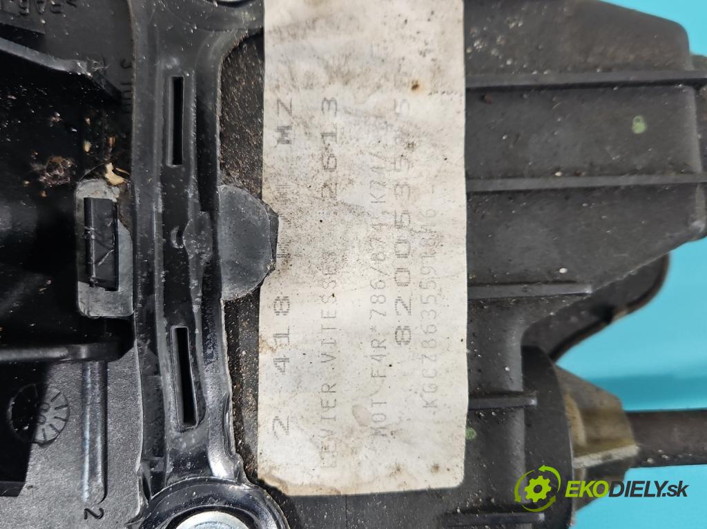 Renault Laguna II 2001-2007 2.0 T 170 HP manual 125 kW 1998 cm3 5- Páka: Změny: stupeň,rýchlosť 8200502613 (Rýchlostná páka (kulisa))