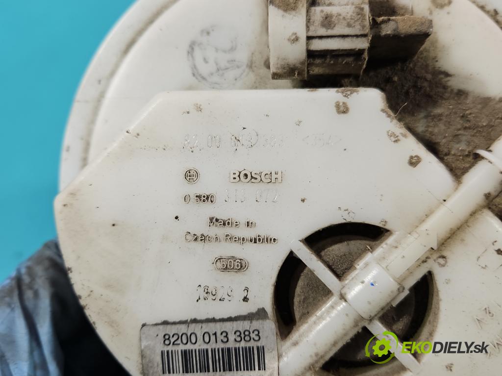 Renault Laguna II 2001-2007 2.0 16V 140 hp manual 103 kW 1998 cm3 5- čerpadlo paliva 0580313072