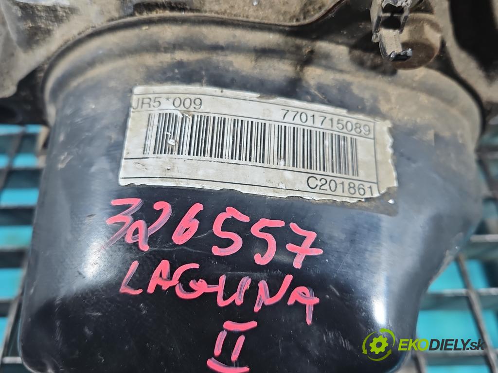 Renault Laguna II 2001-2007 2.0 16V 140 HP manual 103 kW 1998 cm3 5- prevodovka stupeň,rýchlosť manual JR5009