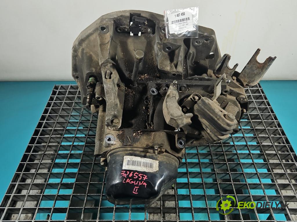 Renault Laguna II 2001-2007 2.0 16V 140 HP manual 103 kW 1998 cm3 5- prevodovka stupeň,rýchlosť manual JR5009