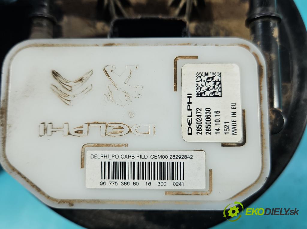 Peugeot 508 2010-2018 1.6 hdi 120 hp automatic 88 kW 1560 cm3 4- čerpadlo paliva 9677538680