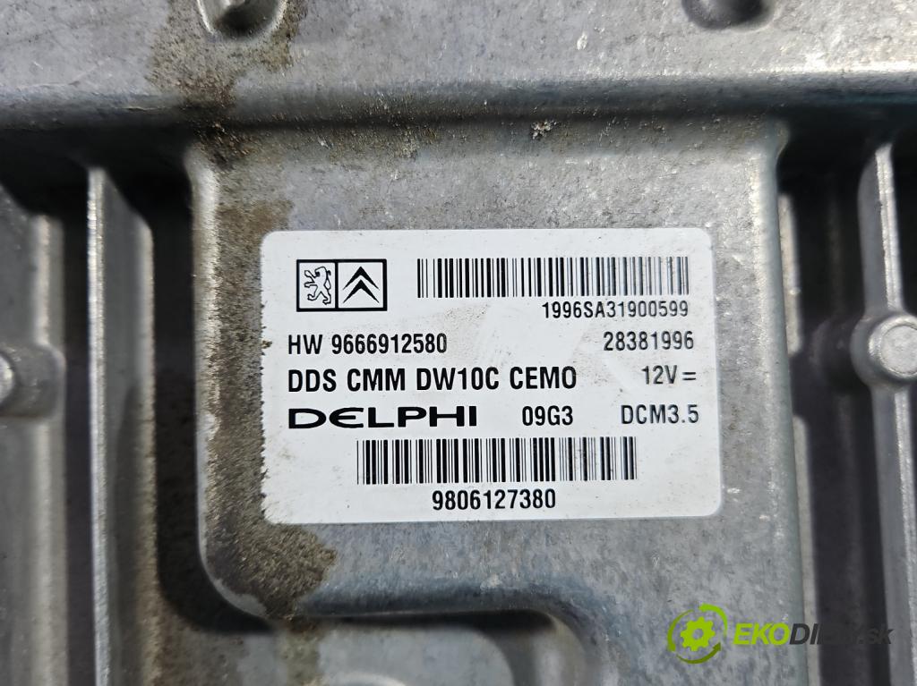 Fiat Scudo II 2006-2016 2.0 jtd 128 HP manual 94 kW 1997 cm3 5- riadiaca jednotka motora 9666912580