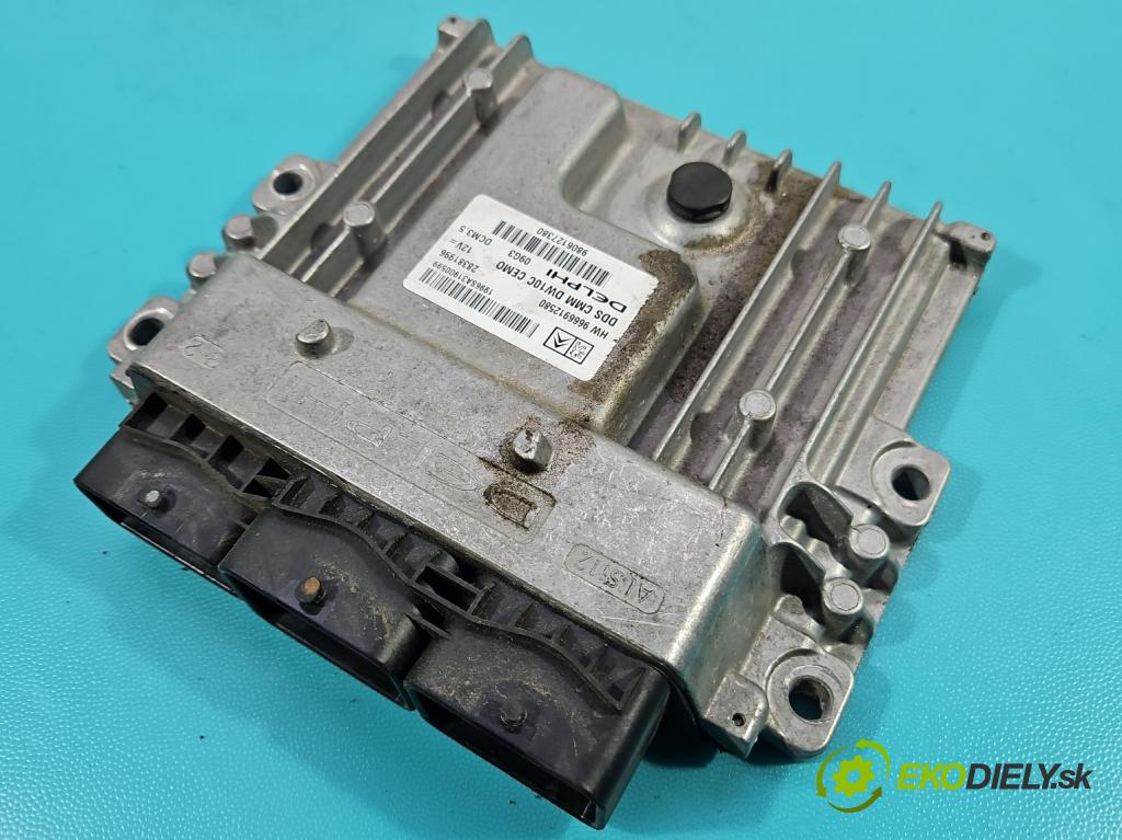 Fiat Scudo II 2006-2016 2.0 jtd 128 HP manual 94 kW 1997 cm3 5- riadiaca jednotka motora 9666912580