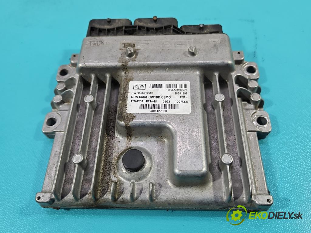 Fiat Scudo II 2006-2016 2.0 jtd 128 HP manual 94 kW 1997 cm3 5- riadiaca jednotka motora 9666912580