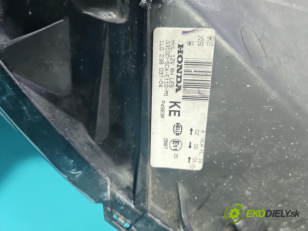 Honda CR-V II 2001-2006 2.0 16V 150 HP manual 110 kW 1998 cm3 5- Reflektor: pravý  (Pravé)