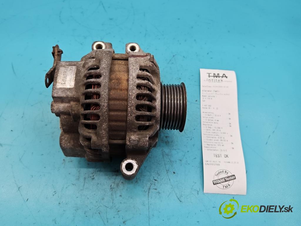 Honda CR-V II 2001-2006 2.0 16V 150 HP manual 110 kW 1998 cm3 5- Alternator A2TC0691ZE (Alternátory)