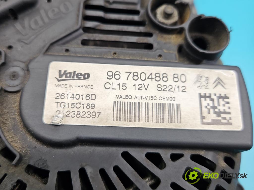 Fiat Scudo II 2006-2016 2.0 jtd 128 HP manual 94 kW 1997 cm3 5- Alternator 9678048880 (Alternátory)