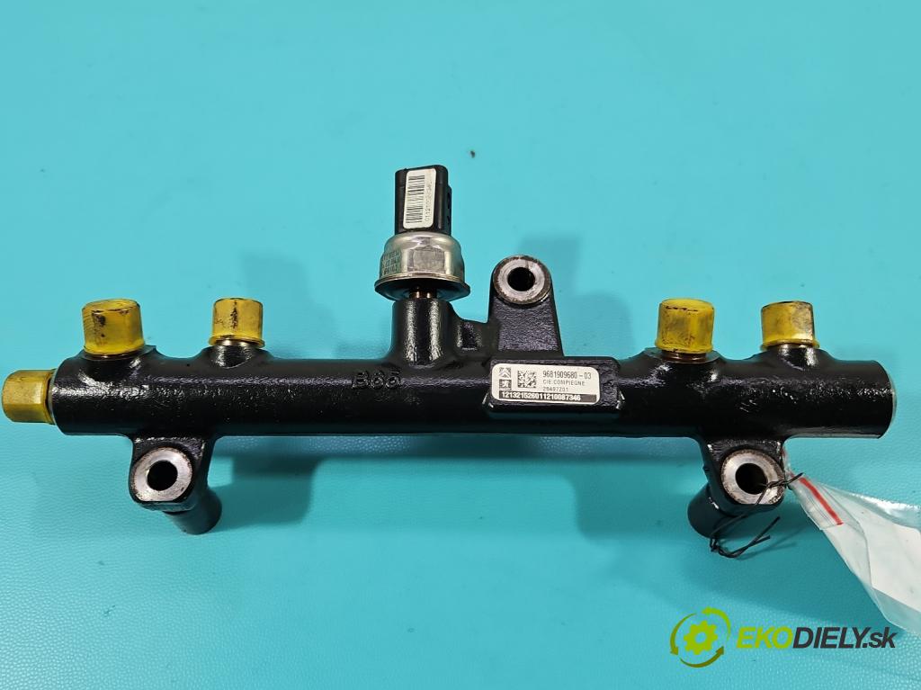 Fiat Scudo II 2006-2016 2.0 jtd 128 HP manual 94 kW 1997 cm3 5- lišta vstrekovacia 9681909680-03 (Vstrekovacie lišty)