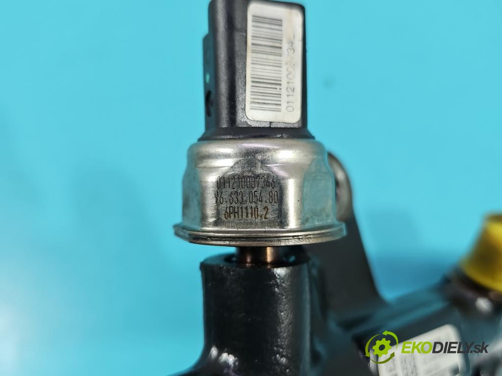 Fiat Scudo II 2006-2016 2.0 jtd 128 HP manual 94 kW 1997 cm3 5- lišta vstrekovacia 9681909680-03 (Vstrekovacie lišty)