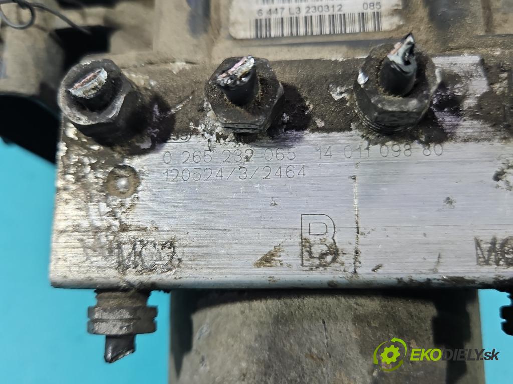 Fiat Scudo II 2006-2016 2.0 jtd 128 HP manual 94 kW 1997 cm3 5- čerpadlo abs 0265232065 (Pumpy ABS)