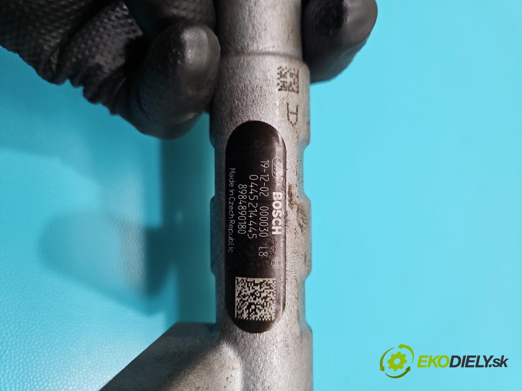 Isuzu D-Max III 2019- 1.9 DDI: 163 HP manual 120 kW 1898 cm3 5- lišta vstrekovacia 0445214445 (Vstrekovacie lišty)