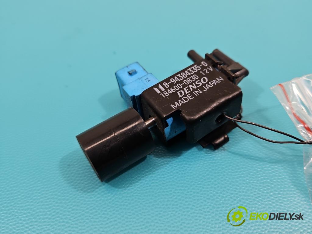 Isuzu D-Max III 2019- 1.9d 163 HP manual 120 kW 1898 cm3 5- ventil podtlaku 184600-0830 (Ventily)