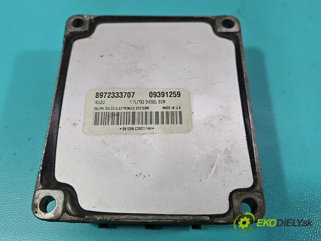 Opel Corsa C 2000-2006 1.7 dti 65 HP manual 48 kW 1686 cm3 3- riadiaca jednotka motora 09391259