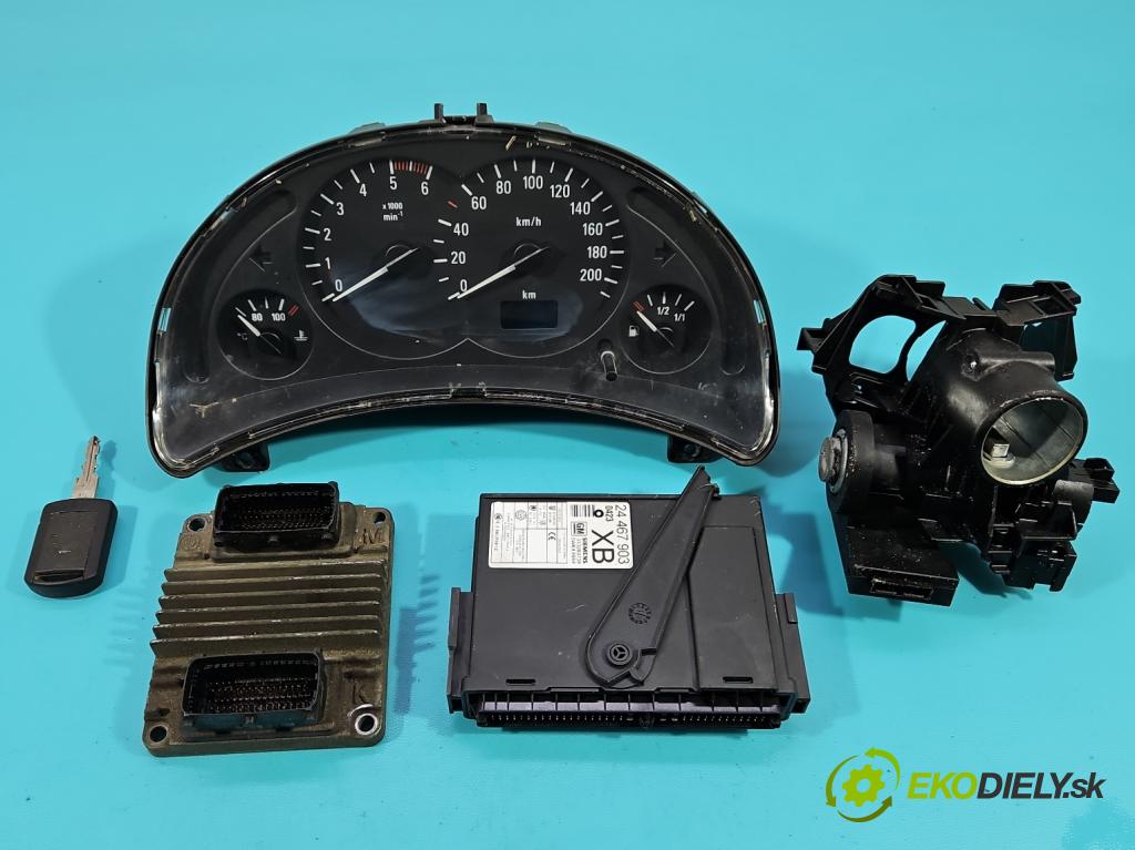 Opel Corsa C 2000-2006 1.7 dti 65 HP manual 48 kW 1686 cm3 3- riadiaca jednotka motora 09391259