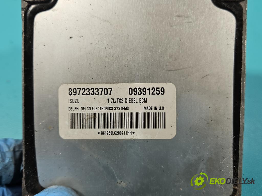 Opel Corsa C 2000-2006 1.7 dti 65 HP manual 48 kW 1686 cm3 3- riadiaca jednotka motora 09391259