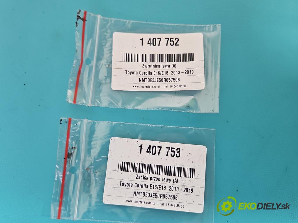 Toyota Corolla E16/E18 2013-2019 1.6 16V 132 HP manual 97 kW 1598 cm3 4- náboj ľavé (Náboje)