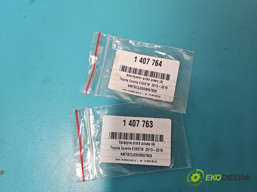 Toyota Corolla E16/E18  2013-2019 1.6 16V 132  HP manual 97 kW 1598 cm3 4- tlmič predné pravý  (Ostatné)
