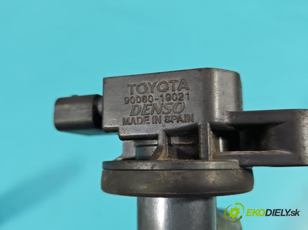 Toyota Yaris II 2005-2011 1.3 vvti (2 87 HP manual 64 kW 1298 cm3 3- cievka zapaľovacia 90080-19021 (Zapaľovacie cievky, moduly)