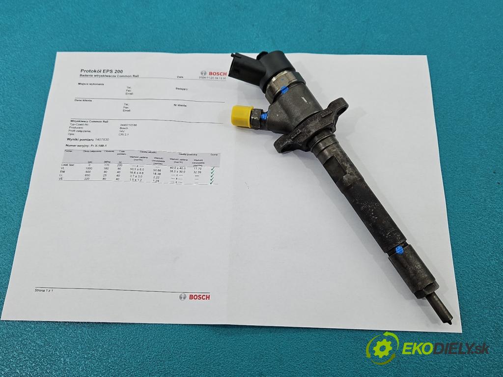 Ford Focus Mk2 2004-2011 1.6 tdci 109 HP manual 80 kW 1560 cm3 5- vstrek 0445110188 (Vstrekovače)