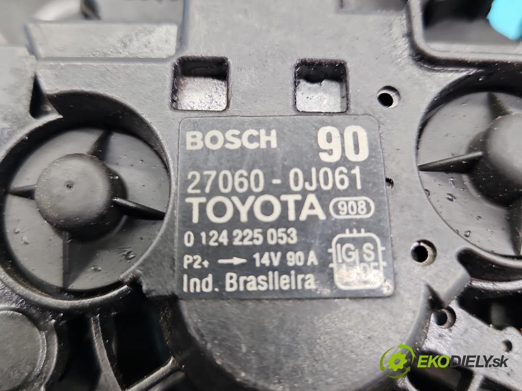 Toyota Yaris II 2005-2011 1.3 vvti (2 87 HP manual 64 kW 1298 cm3 3- Alternator 27060-0J061 (Alternátory)
