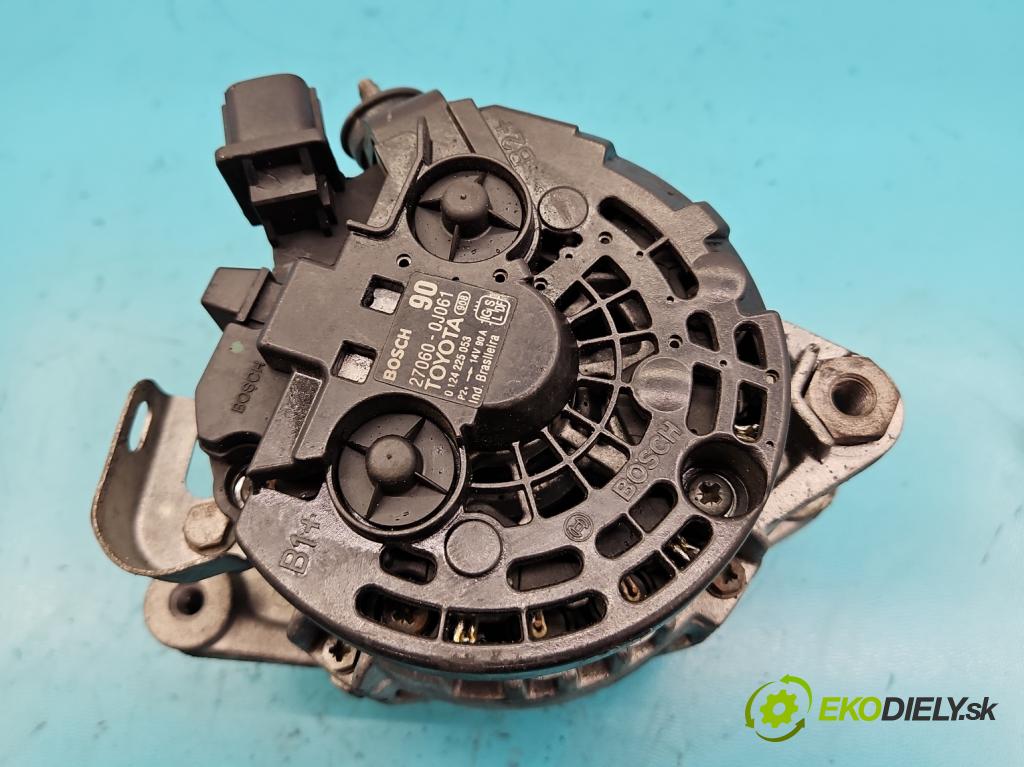 Toyota Yaris II 2005-2011 1.3 vvti (2 87 HP manual 64 kW 1298 cm3 3- Alternator 27060-0J061 (Alternátory)