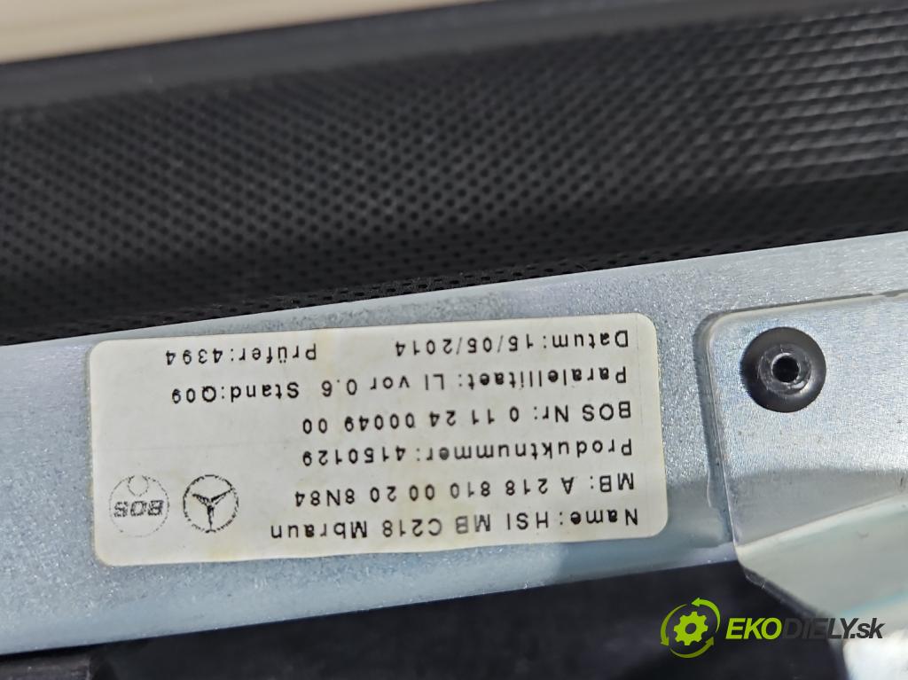 Mercedes CLS II C218 2010-2018 4.7 V8 (278922) automatic 315 kW 4664 cm3 4- roleta A2186900449 (Rolety kufra)