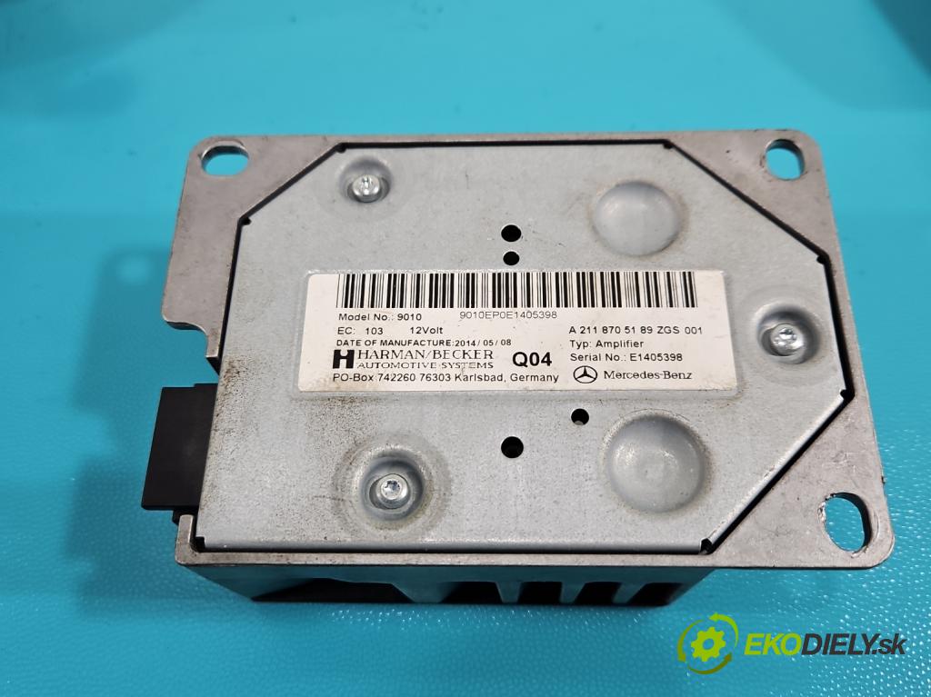 Mercedes CLS II C218 2010-2018 4.7 V8 (278922) automatic 315 kW 4664 cm3 4- reproduktory komplet A2128203502